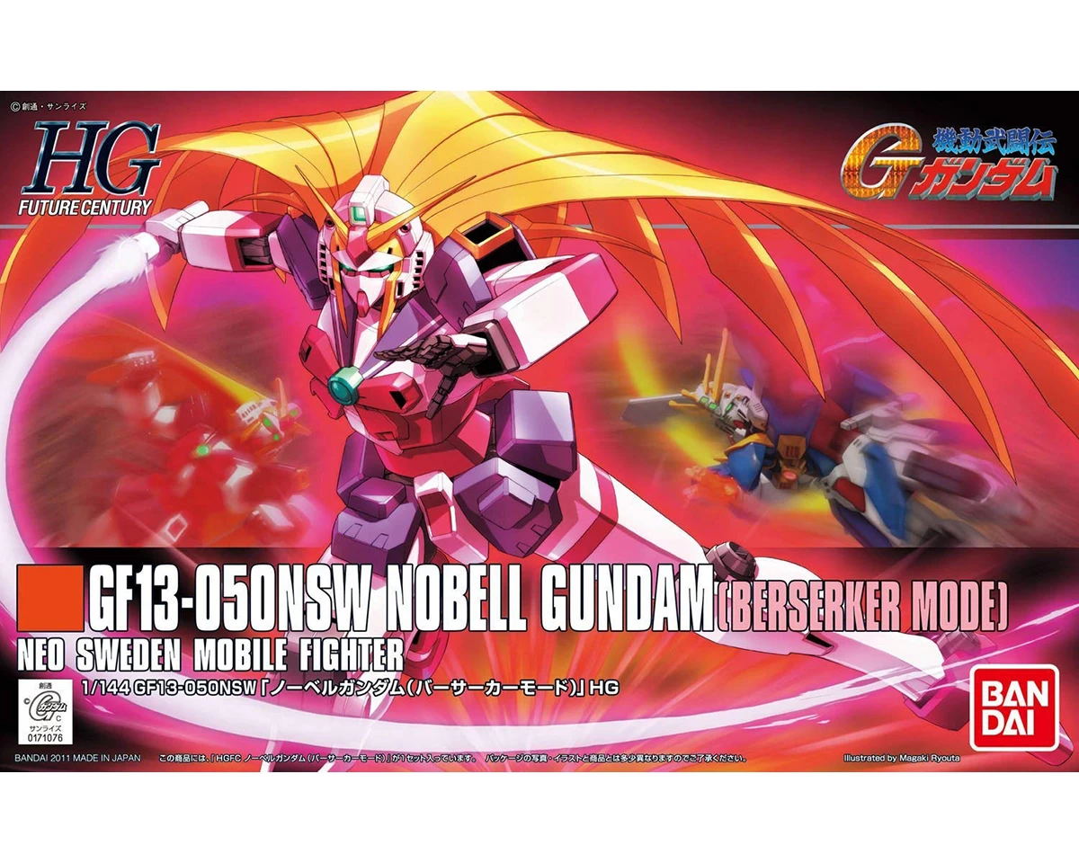 HGFC 1/144 NOBEL GUNDAM BERSERKER MODE 1 HGFC 1/144 NOBEL GUNDAM BERSERKER MODE