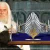 Noble Collection Le Seigneur Des Anneaux Réplique Couronne Du Roi Elessar